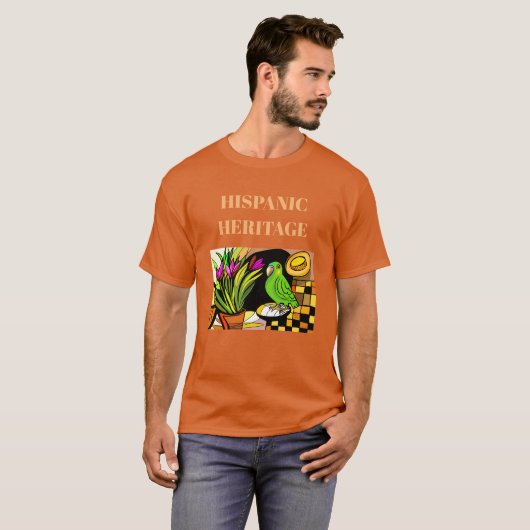HISPANIC HERITAGE MAAND T-SHIRT (Voorkant volledig)