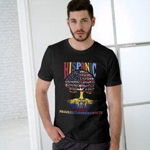 Hispanic Heritage Maand Trots Ecuadoraanse roots T-shirt