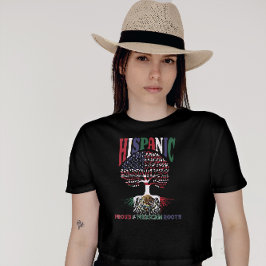Hispanic Heritage Maand Trots op mijn Mexicaanse r T-shirt