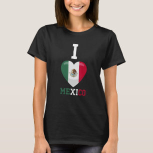 Hispanic Heritage Mexican Culture Heart Proud Mexi T-shirt