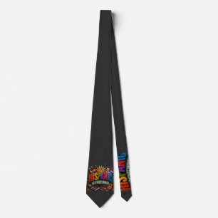 Hispanic Heritage Month 3D Kleurrijke Culturele Tr Stropdas