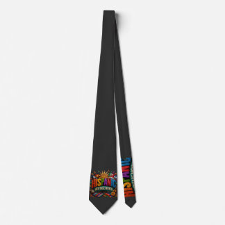 Hispanic Heritage Month 3D Kleurrijke Culturele Tr Stropdas