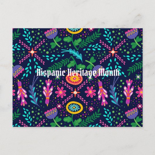 Hispanic Heritage Month Briefkaart (Voorkant)