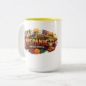 Hispanic Heritage Month Culturele Viering Mok (Voorkant links)