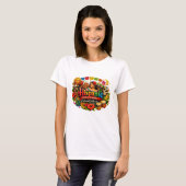 Hispanic Heritage Month Culturele Viering T-shirt (Voorkant volledig)