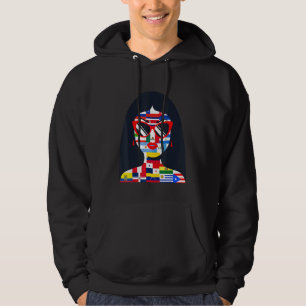 Hispanic Heritage Month Flags Hispanic Women Girl Hoodie