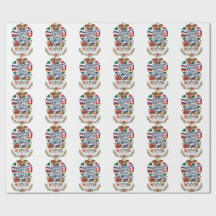 Hispanic Heritage Month Kustviering Cadeaupapier