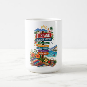Hispanic Heritage Month Kustviering Koffiemok