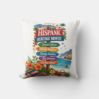 Hispanic Heritage Month Kustviering Kussen