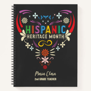 Hispanic Heritage Month Latino Amerikanen Notitieboek