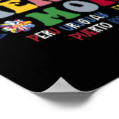 Hispanic Heritage Month Latino Countries Names Poster (Hoek)