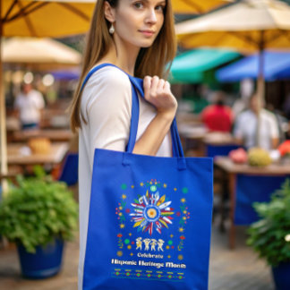 Hispanic Heritage Month Latino Flags Zonnebloem De Tote Bag