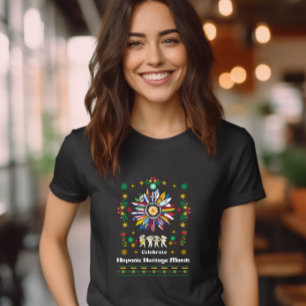 Hispanic Heritage Month Latino Flags Zonnebloem De Tri-Blend Shirt