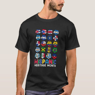 Hispanic Heritage Month Latino-landen Vlaggen 202 T-shirt