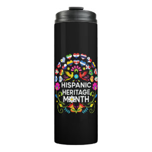 Hispanic Heritage Month Nationale Latijns-Amerikaa Thermosbeker