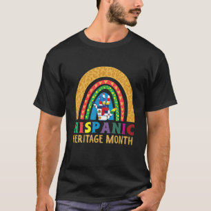 Hispanic Heritage Month Rainbow Latijn Landvlag T-shirt