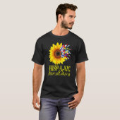 Hispanic Heritage Month Sunflower Hispanic Latino  T-shirt (Voorkant volledig)