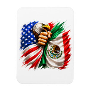 Hispanic Heritage Month VS Mexico Vlag Magneet