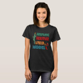 Hispanic Heritage & Proud Model T-shirt (Voorkant volledig)