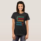 Hispanic Heritage & Proud Value Stream Manager T-shirt (Voorkant volledig)