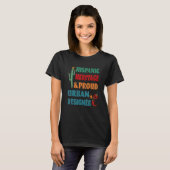 Hispanic Heritage & Trots Urban Designer T-shirt (Voorkant volledig)