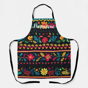 Hispanic Inspired Pattern Custom Name Schort