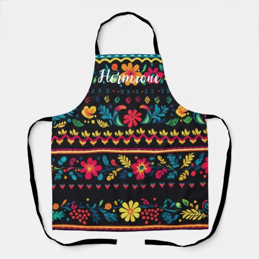 Hispanic Inspired Pattern Custom Name Schort (Voorkant)