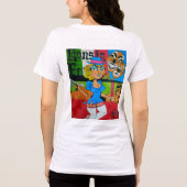 Hispanic Kousin Freaky Tri-Blend Shirt (Achterkant)