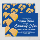 Hispanic Latin Festival Empanadas Uitnodiging (Voorkant / Achterkant)