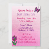 Hispanic of African-American Fairy Birthday Kaart (Achterkant)