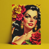  Hispanic Pin-up Briefkaart