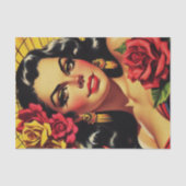 Hispanic Pin-up Tissuepapier (Voorkant)