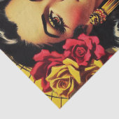 Hispanic Pin-up Tissuepapier (Detail)