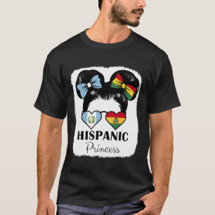 Hispanic Princess Roots Guatemala en Bolivia Mix T-shirt
