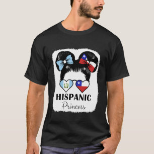 Hispanic Princess Roots Guatemala en Chile Mix He T-shirt