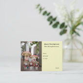 Hispanic Theme Business Visitekaartje (Staand voorkant)