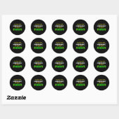 Hispanic Vandaag ben ik Iers Grappige St. Patrick' Ronde Sticker (Vel)