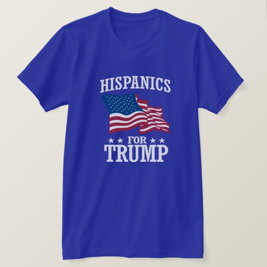 HISPANICA VOOR TRUMP T-SHIRT (Design voorkant)