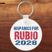 Hispanics for Rubio 2028 Sleutelhanger (Achterkant)