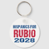 Hispanics for Rubio 2028 Sleutelhanger (Achterkant)