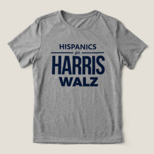 Hispanics voor Harris Walz Tri-Blend Shirt