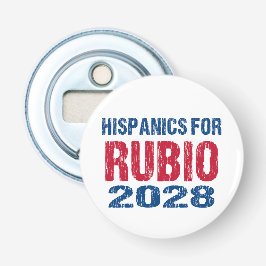 Hispanics voor Rubio 2028 Button Flesopener