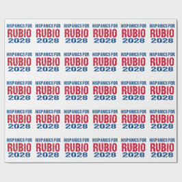 Hispanics voor Rubio 2028 Cadeaupapier