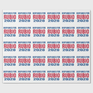 Hispanics voor Rubio 2028 Cadeaupapier