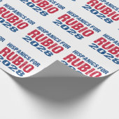 Hispanics voor Rubio 2028 Cadeaupapier (Hoek)