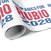 Hispanics voor Rubio 2028 Cadeaupapier (Rol Hoek)