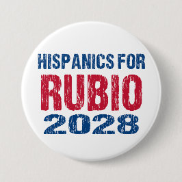 Hispanics voor Rubio 2028 Ronde Button 7,6 Cm