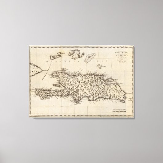Hispaniola, St Domingo Canvas Afdruk (Voorkant)