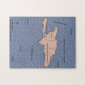 Hispaniola Weerkaart Legpuzzel (Horizontaal)