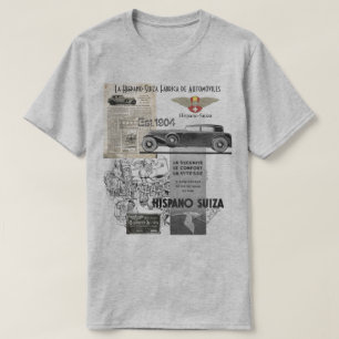 Hispano Suiza Cars T-shirt